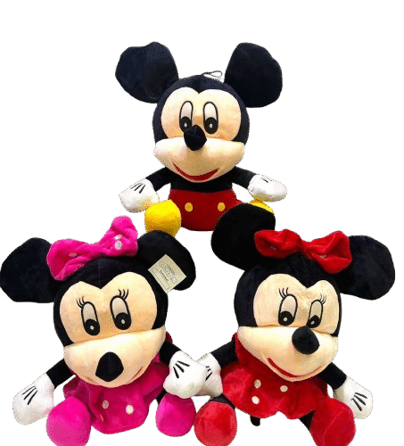 Minnie e Mickey Sentado-40cm"Promoção"