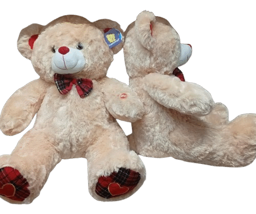 Urso Sofisticado c/ Laço-50cm