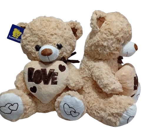 Urso Pelúcia Sofisticado 30cm