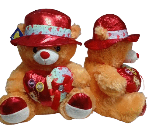 Urso Pelúcia Sofisticado 30cm