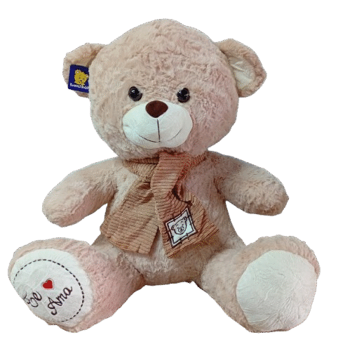 Urso Cachecol Sofisticado "Grande" 50cm