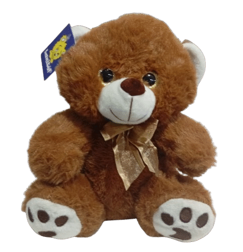 Urso c Laço "22cm" p/Cesta