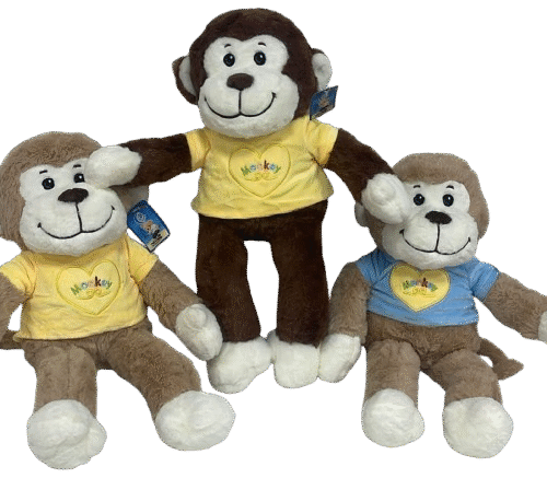 Macaco com Roupa 45cm