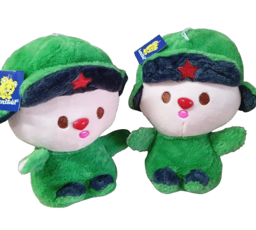 Urso Soldadinho pelúcia 20cm