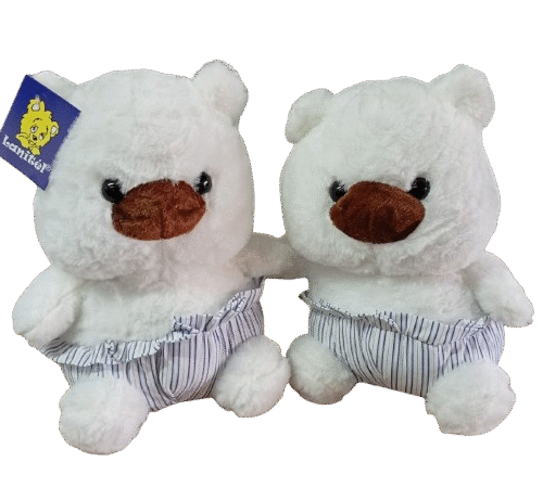 Urso com frauda 20cm