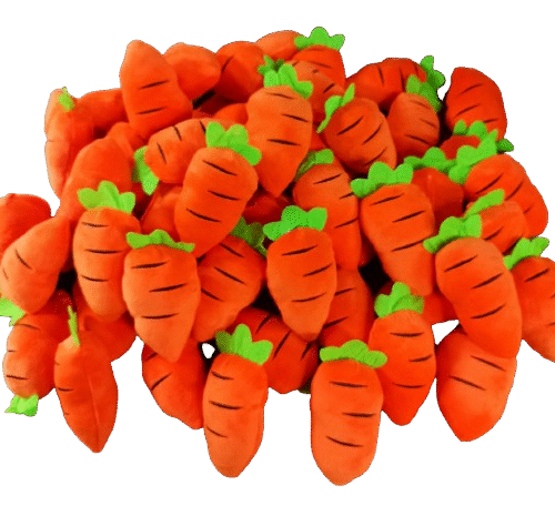 Cenoura pelúcia 13cm