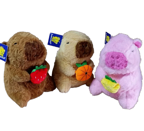 Capivara 23cm com Fruta