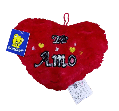 Coração Pelúcia 20cm p/Cesta