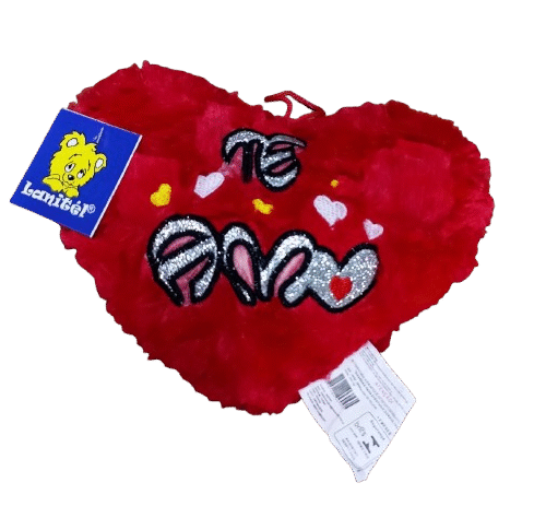 Coração Pelúcia 20cm p/Cesta