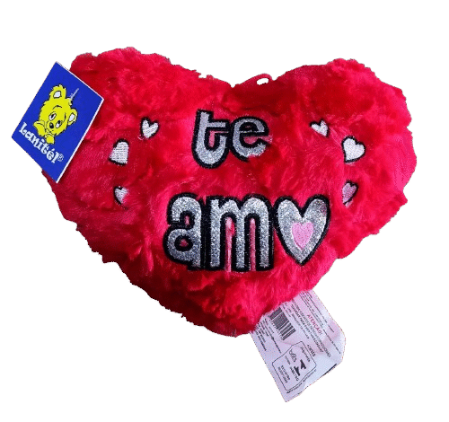 Coração Pelúcia 20cm p/Cesta