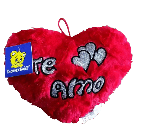 Coração Pelúcia 20cm p/Cesta