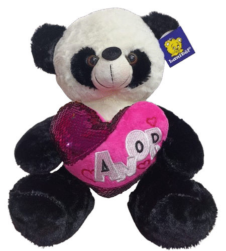 Urso Panda 30cm "Médio"