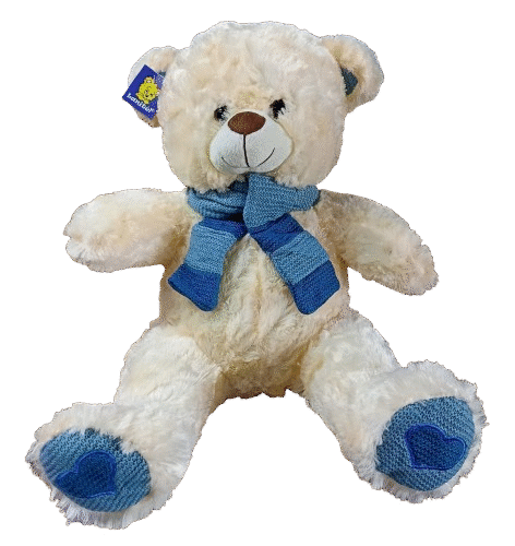 Urso Cachecol 40cm "Musical"