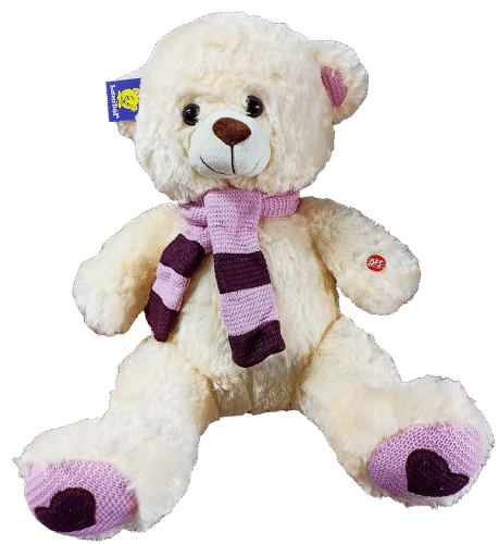 Urso Cachecol 40cm "Musical"