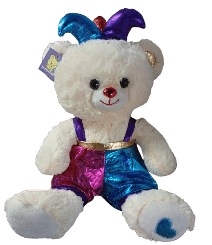 Urso Palaço Bobo da Corte 48cm