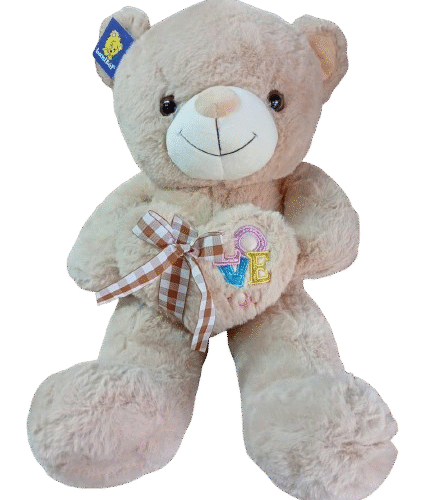 Urso 52cm c/ Coração