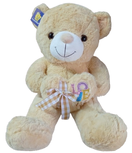 Urso 52cm c/ Coração