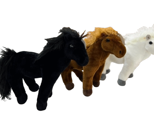 Cavalo pelúcia 25cm